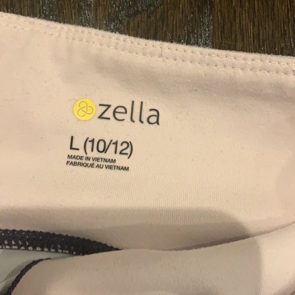 Girls Large (10/12) Zella comfy leggings pink/grey - Picture 2 of 3